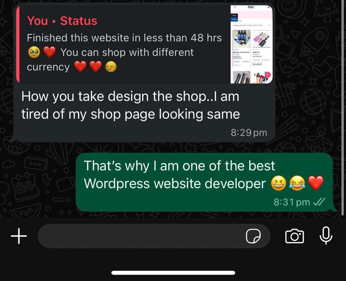 festus90940's tweet image. I am really one of the best Wordpress developer 🙂‍↔️🙂‍↔️❤️❤️
