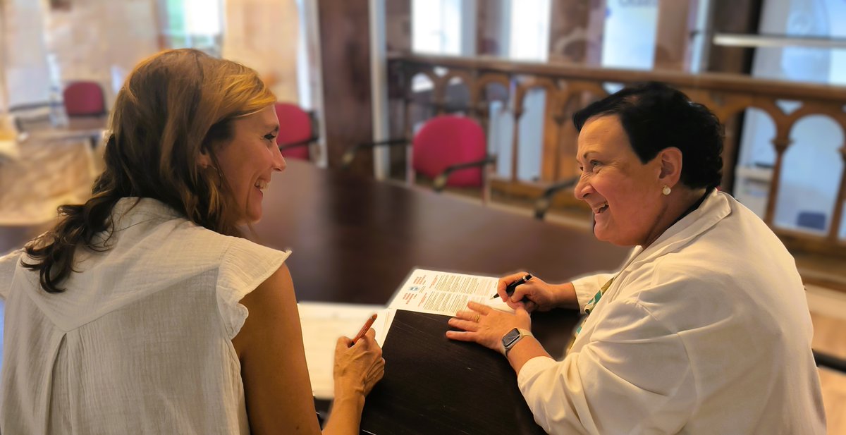 santamarinaospi's tweet image. ✍️La Fundación Bultzatu y el Hospital Santa Marina han firmado un acuerdo de colaboración para brindar ayudas técnicas a pacientes en situación de vulnerabilidad a través del Banco de Ayudas Técnicas, BAT Asistencial.

@osakidetzaEJGV 
@OsasunEJGV