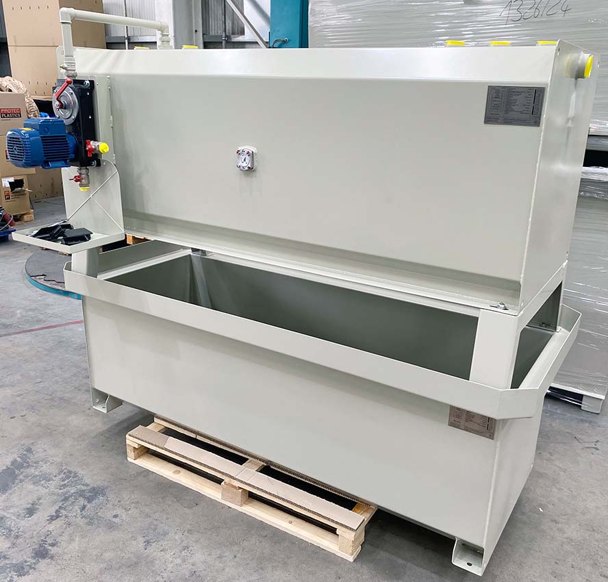 #Tagestank 1950 mit #Auffangwanne ausgerüstet mit der neuen ZPK-3020 #Pumpe zur Versorgung von Notstromdieselmotoren

krampitz.de/tagestank-1950…

#krampitz #DayTanks #Notstrom #dieselmotor