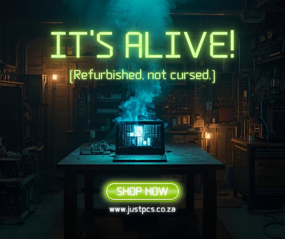 justpcs's tweet photo. ⚡ IT’S ALIVE! (Refurbished, not cursed) 💻
Why pay new prices when you can get reborn tech with:

✔️ Up to 24-month warranty
✔️ 30-day money-back guarantee
✔️ Fully tested + certified

Shop refurbished laptops & PCs that are shockingly good.
👉 https://t.co/JH8VSZOdOo

#ItsAlive #RefurbishedNotCursed #TechReborn