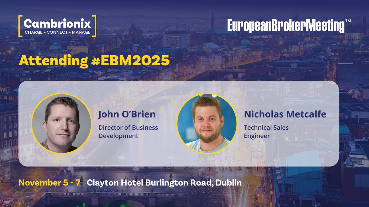 Our team will be attending the 21st European Broker Meeting <a href="/EBM_News/">EBM by TheBrokerSite</a> this November in Dublin.
📆 5–7 November 2025
📍 Clayton Hotel Burlington Road, Dublin
 
We're excited to connect with fellow brokers, traders, IT wholesalers and refurbishers from across Europe and explore how