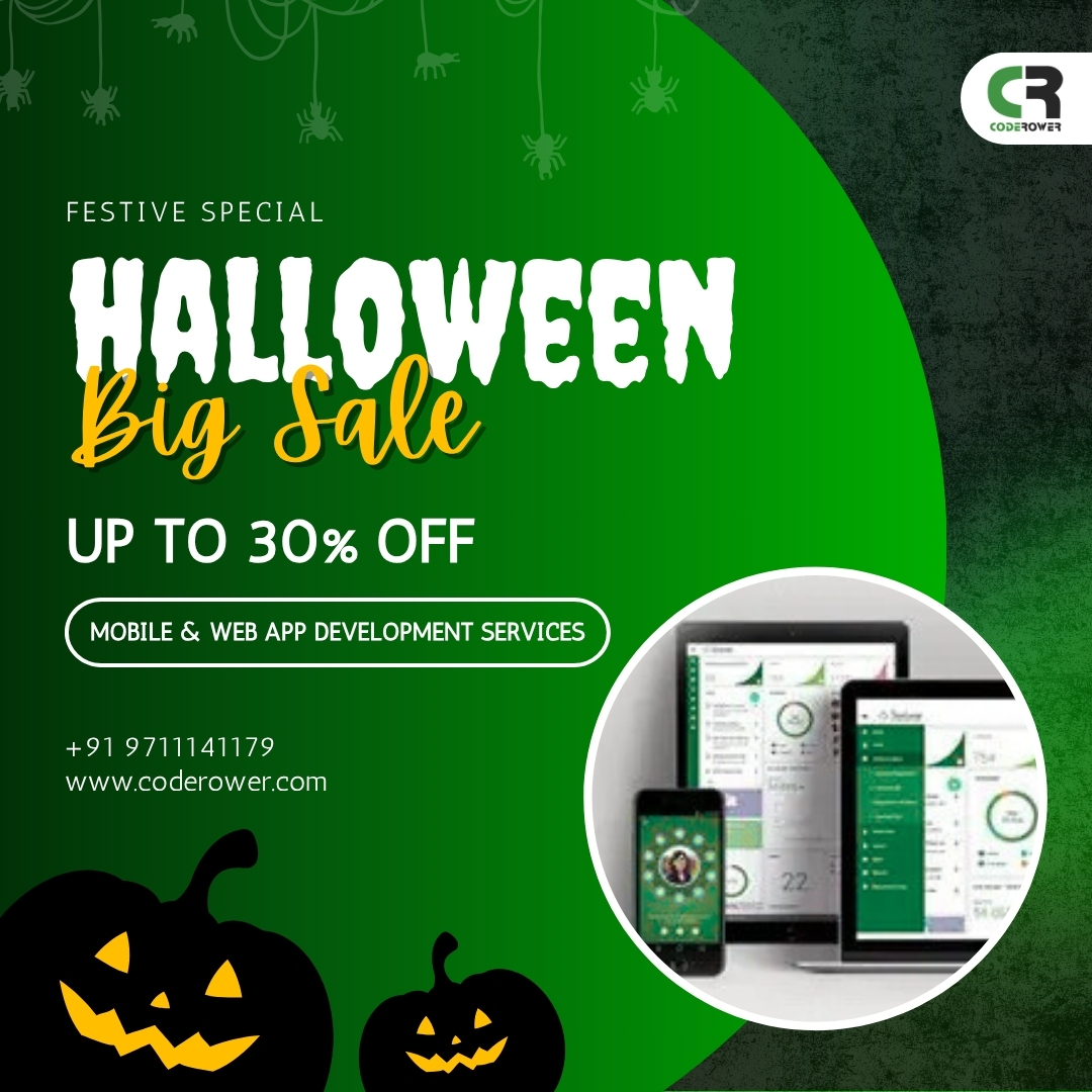 coderower's tweet image. 🎃 Halloween Alert! Up to 30% OFF on mobile & web app development!
🚀 Build your dream app this festive season — fast, scalable, and stunning. 
Don’t wait weeks, launch sooner!
🔗 coderower.com/page/web-appli…
#appdevelopment #webdevelopment #mobileapps #halloweensale #festiveoffer