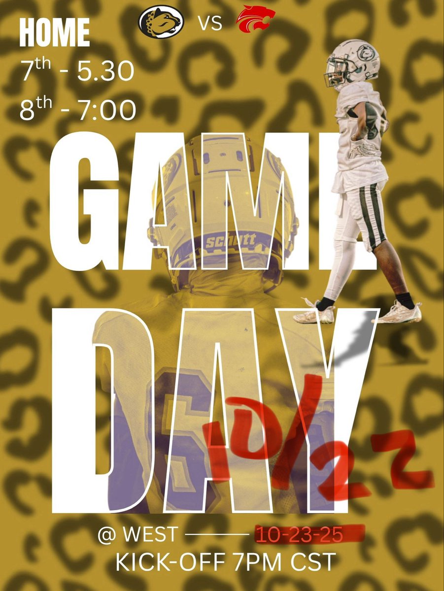 LeopardsFB's tweet photo. Gameday comes a day early! https://t.co/dhY5iiGXou