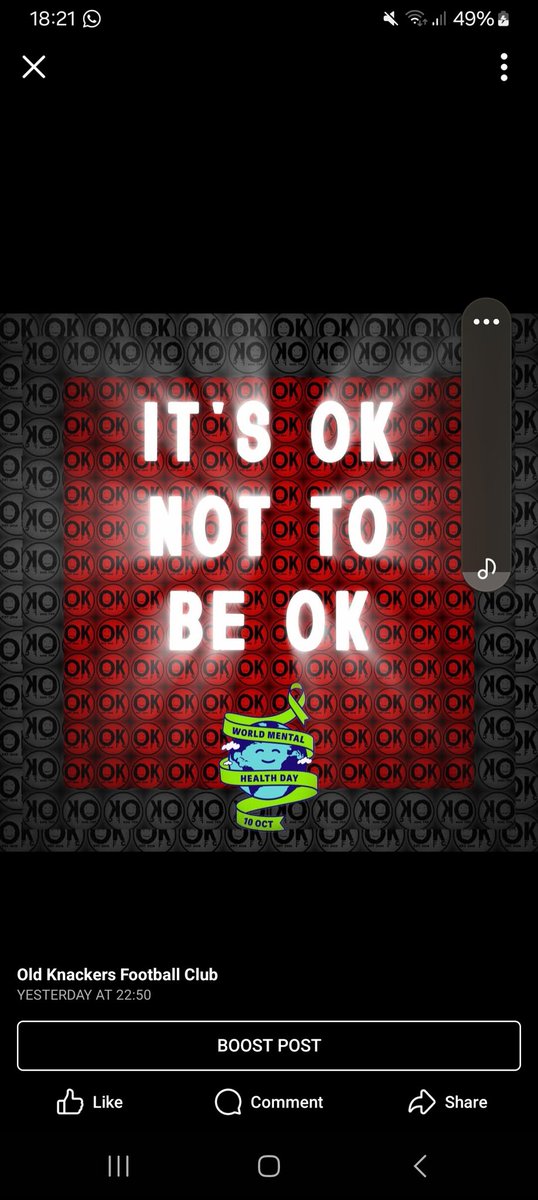 FcKnackers's tweet photo. #JustTalk #MentalHealthMatters https://t.co/KG6Rs9km32
