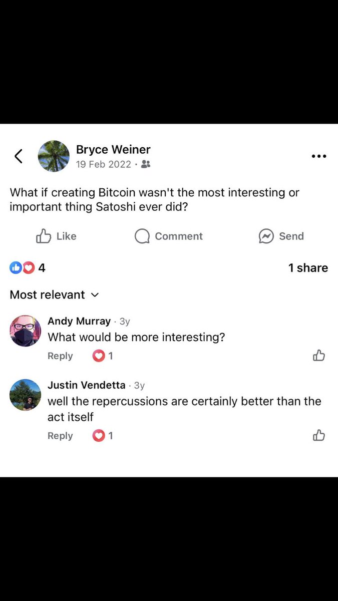 These posts were years ago by the way, just to list a few. You can go back to early 2010s to find more

This is satoshi nakamoto, the founder of bitcoin. Case solved, roll the credits 

$Dad