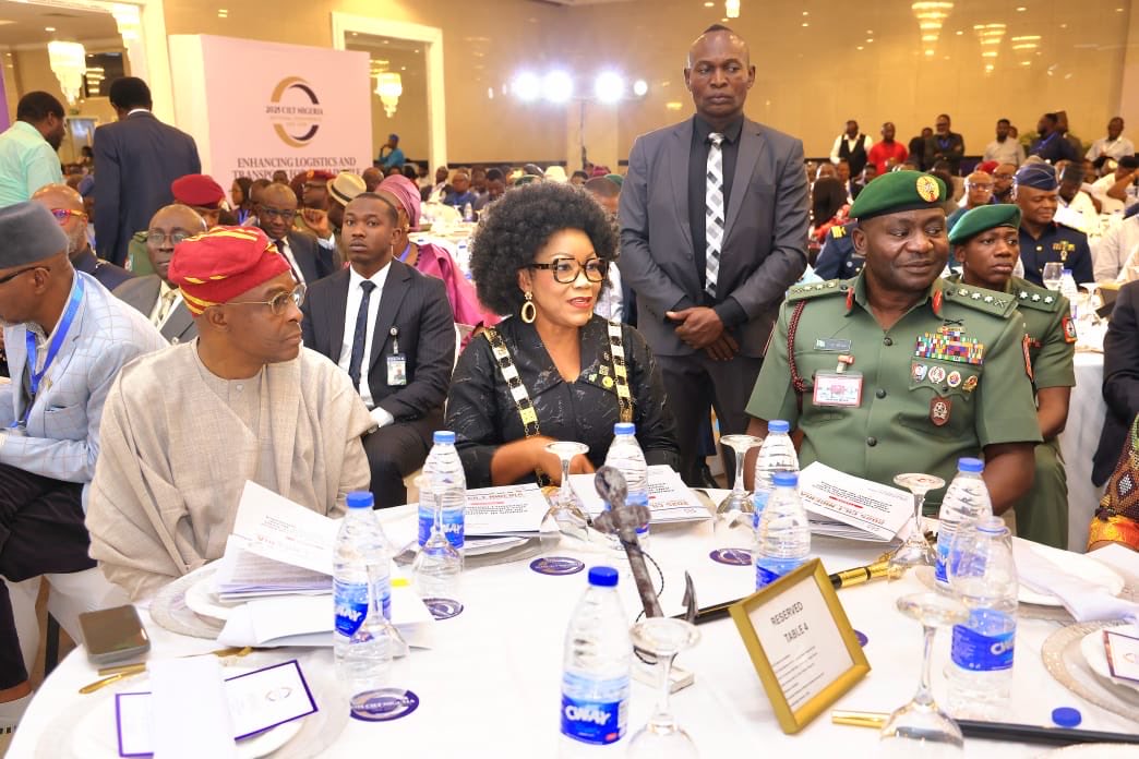 nigerianports's tweet image. Earlier today, the Minister of Marine &amp;amp; Blue Economy, Alh. @GboyegaOyetola, represented by the Managing Director, Dr. Abubakar Dantsoho, joined other industry leaders to the 2025 CILT Nigeria Conference in Lagos, focused on the Blue Economy, to leverage the nation’s 853 km…