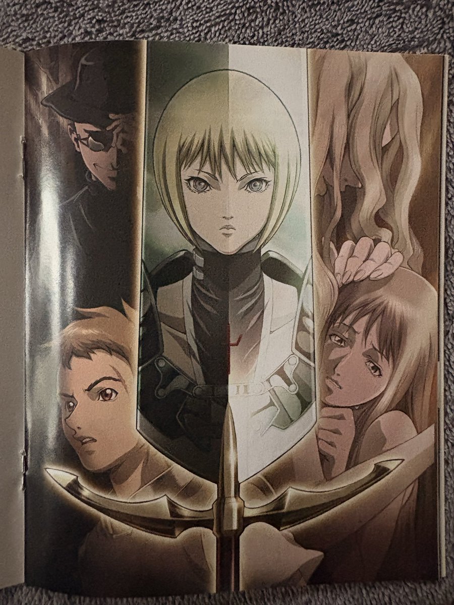 The art in the Claymore book you get with the Blu-ray is amazing.