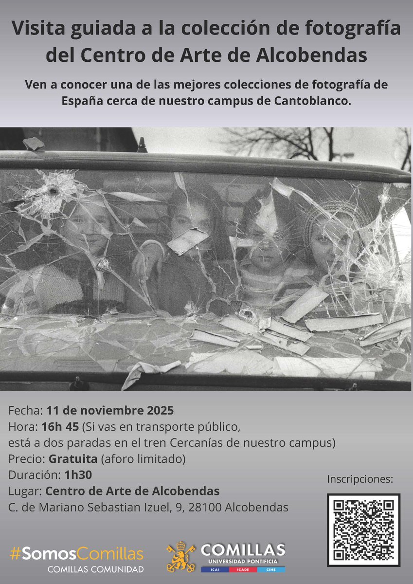 Ven a conocer una de las mejores colecciones de fotografía de España cerca de nuestro campus de Cantoblanco.