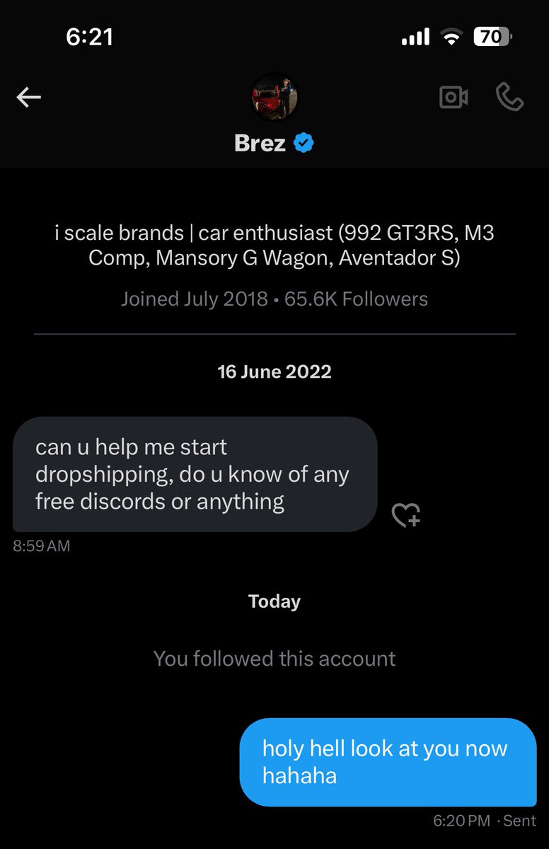 ecomloki's tweet image. didn’t even realize I had a DM from @brezscales back in 2022 asking for dropshipping help.

fast forward to now, bro’s a proper baller in ecom.

life’s crazy. 

everyone starts somewhere. mad respect. 🫡