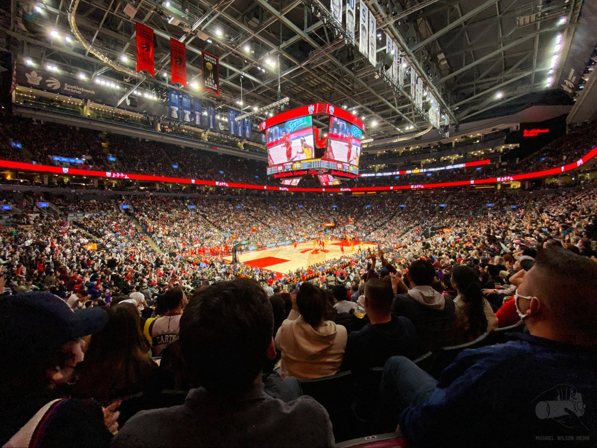 Hey Canada!!  Tonight, a new season of <a href="/Raptors/">Toronto Raptors</a> basketball begins!  Let’s go Raptors!! 🏀🇨🇦🏀🇨🇦
 
#Raptors #WeTheNorth #LetsGoRaptors #ScotiabankArena #Toronto #Canada #Photography