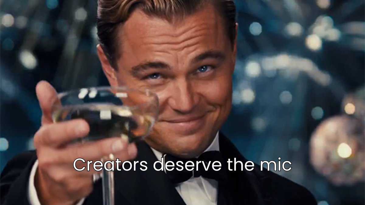 ohibiapp's tweet image. Creators deserve the mic, not the algorithm.