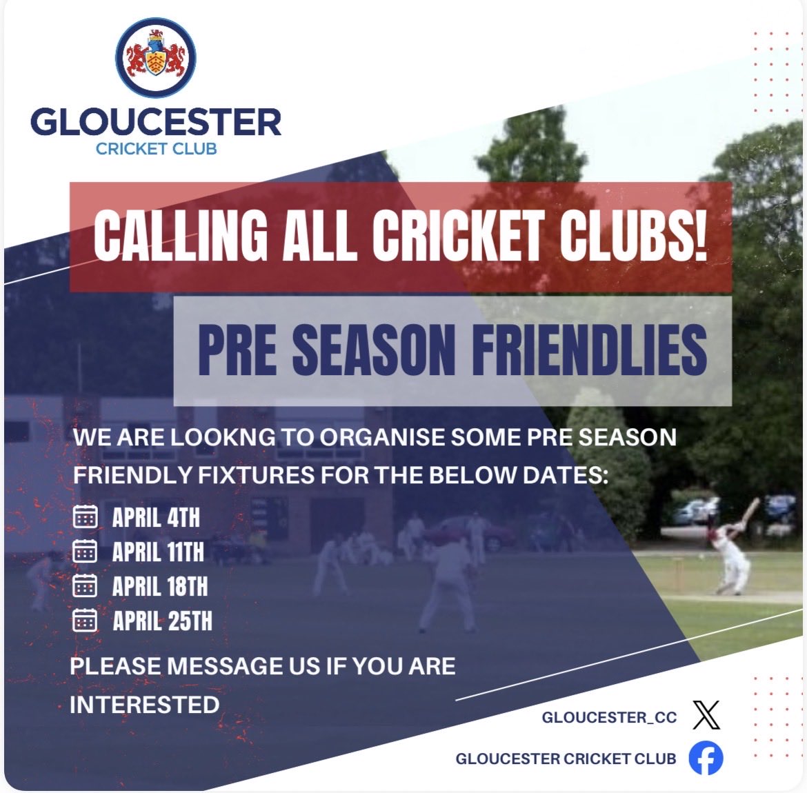 Gloucester Cricket Club tweet media