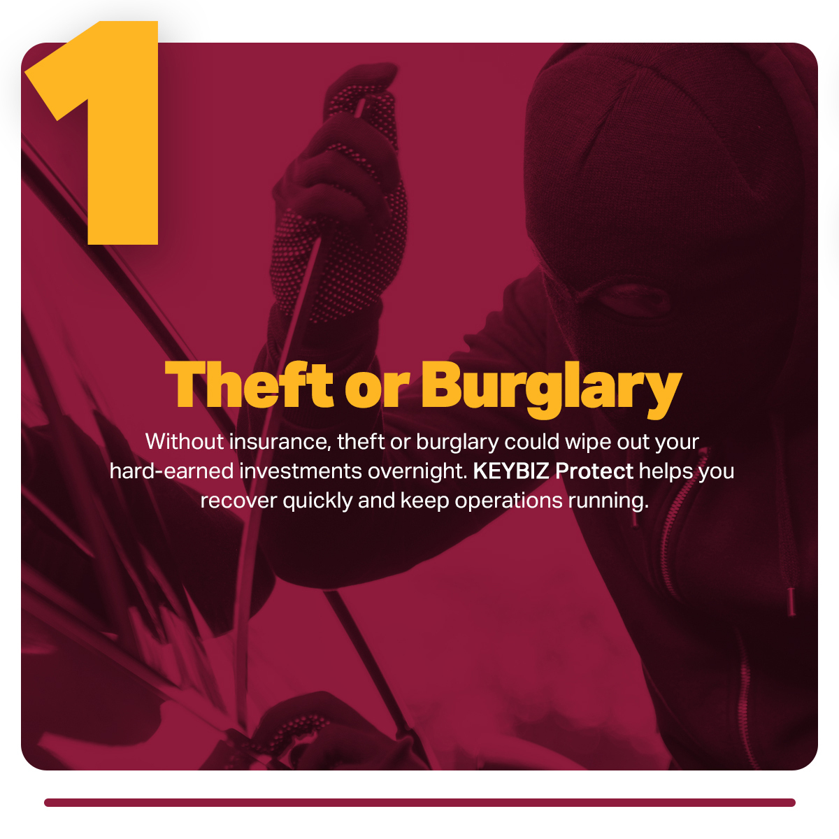 imwithkey's tweet image. 🚨 Think your business is safe without #KEYBIZProtect? Think again!

The unexpected can hit anytime — from property loss to employee risks. Be prepared, not sorry. 💼

✅ Protect your business with KEYBIZ Protect.
📞 888-CALL-KEY | 💬 (876) 877-7077

#TurndiKEY #BusinessInsurance