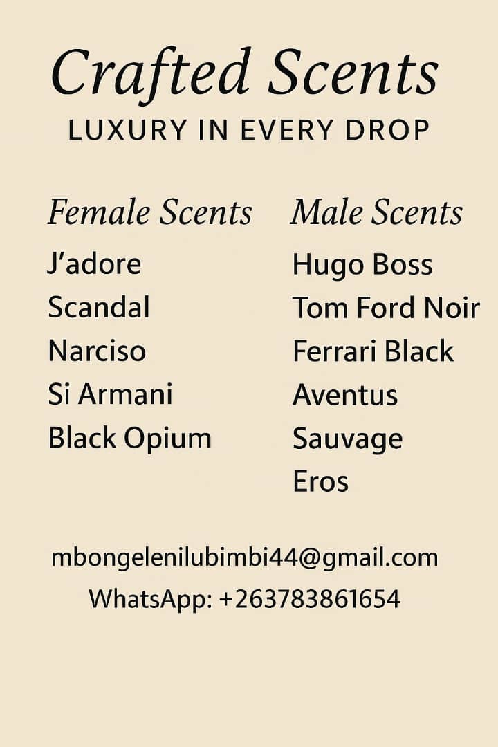 I sell perfumes...  Don't be a stereotype 😜