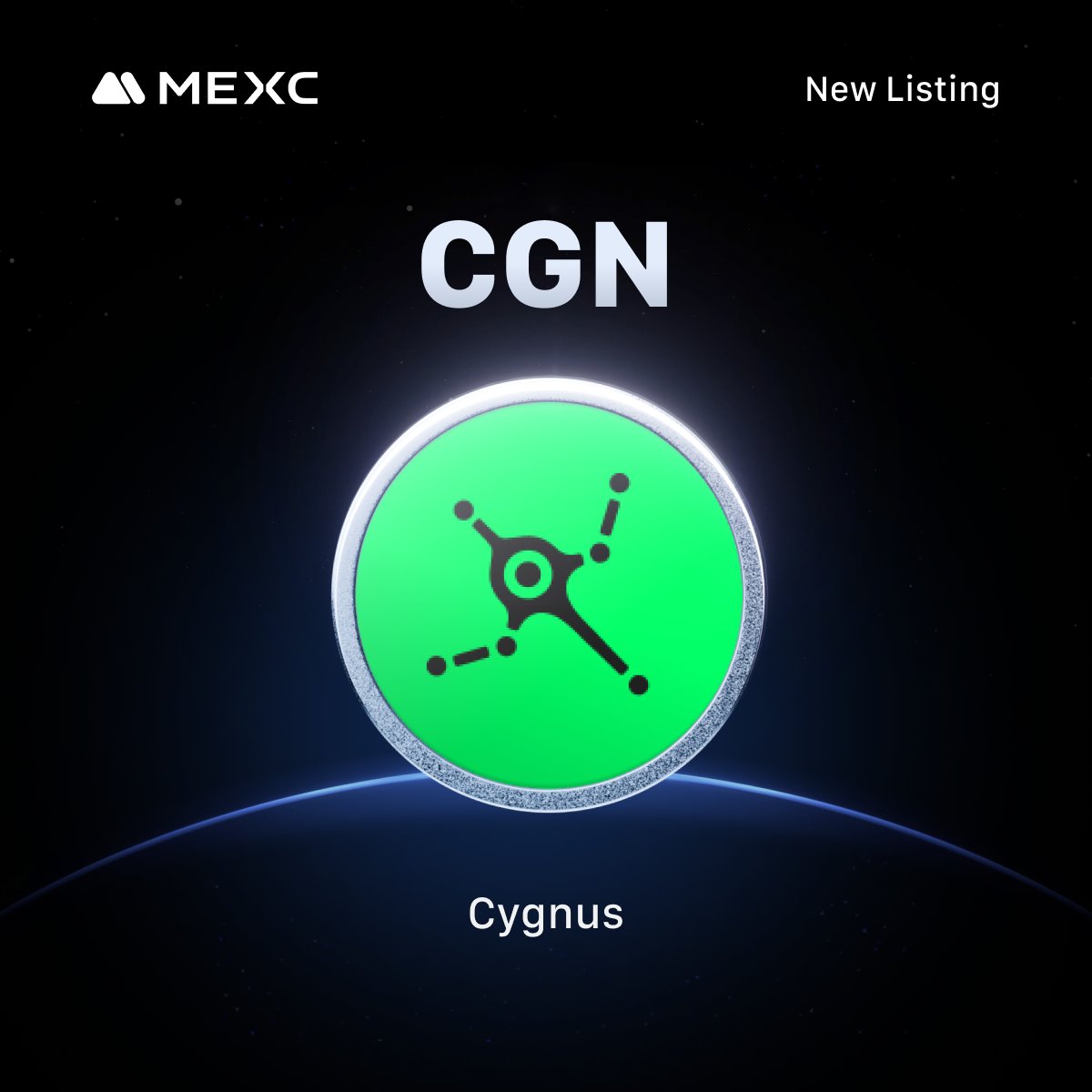 MEXC_Listings's tweet image. 🔔 MEXC New Listing 

‣ $CGN @CygnusFi 
‣ $CGN/USDT Trading: Oct 23, 2025, 12:00 (UTC)
‣ $CGN/USDC Trading: Oct 23, 2025, 12:20 (UTC)
‣ Convert: Oct 23, 2025, 13:00 (UTC)
‣ Deposit: Opened

🎉 Listing Celebration: Enjoy Zero Trading Fees!

See More Details:…
