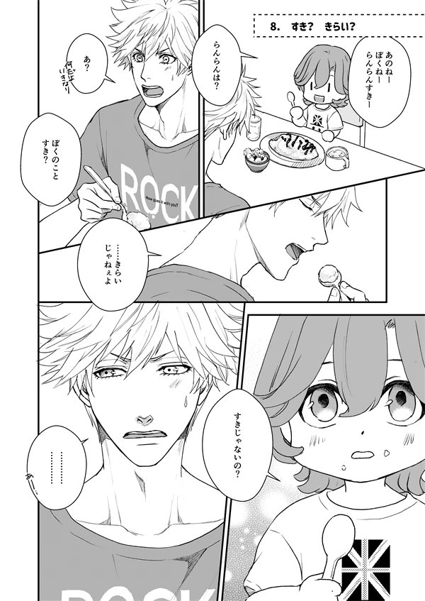 🍖新刊の部数アンケート【再掲】
蘭丸や嶺二が1日だけこどもになるシリーズの総集編です。
よろしければご回答ください。
⏰締切:10/26(日)20:00

※既にご回答くださった方、本当にありがとうございます🥰
今回は同じアンケートのご案内ですので再度のご回答は不要です

https://t.co/1KrFFGYJDw 