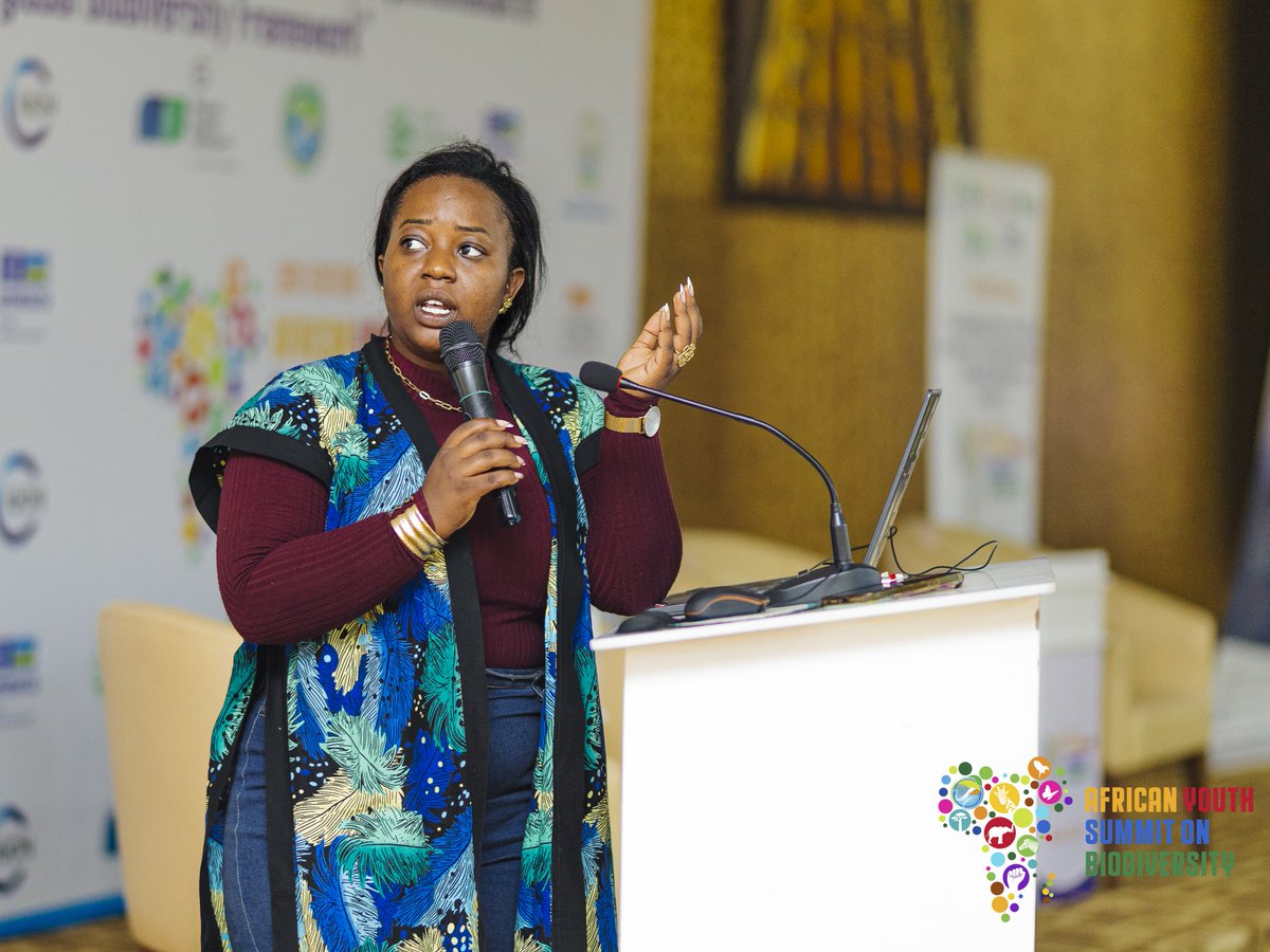 CoEBrwanda's tweet image. 🌍UPDATES 🌍
Today, the  @CoEBrwanda Youths @aimee_sandrine &amp;amp; @SalimKabano joined the 3rd African Youth Summit on Biodiversity, sharing insights on the @LegacyTreeRw Project &amp;amp; work at the @RwandaHerbarium

✍️Theme: “Consolidating African Youth-led Actions for the GBF.”