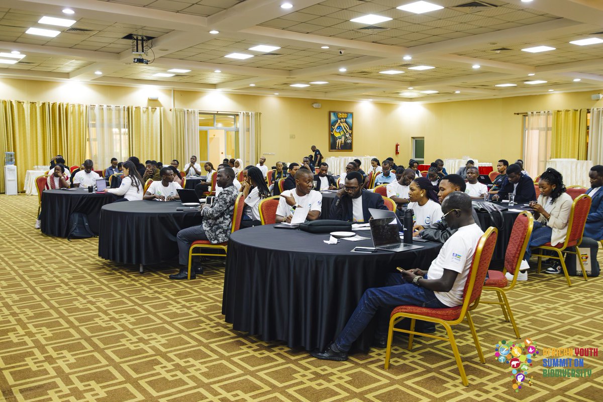 CoEBrwanda's tweet image. 🌍UPDATES 🌍
Today, the  @CoEBrwanda Youths @aimee_sandrine &amp;amp; @SalimKabano joined the 3rd African Youth Summit on Biodiversity, sharing insights on the @LegacyTreeRw Project &amp;amp; work at the @RwandaHerbarium

✍️Theme: “Consolidating African Youth-led Actions for the GBF.”