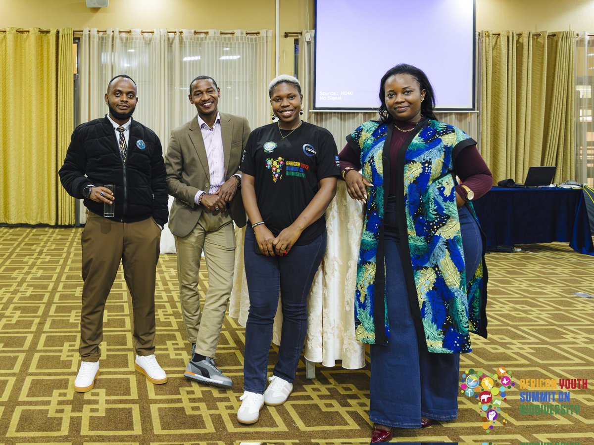 CoEBrwanda's tweet image. 🌍UPDATES 🌍
Today, the  @CoEBrwanda Youths @aimee_sandrine &amp;amp; @SalimKabano joined the 3rd African Youth Summit on Biodiversity, sharing insights on the @LegacyTreeRw Project &amp;amp; work at the @RwandaHerbarium

✍️Theme: “Consolidating African Youth-led Actions for the GBF.”