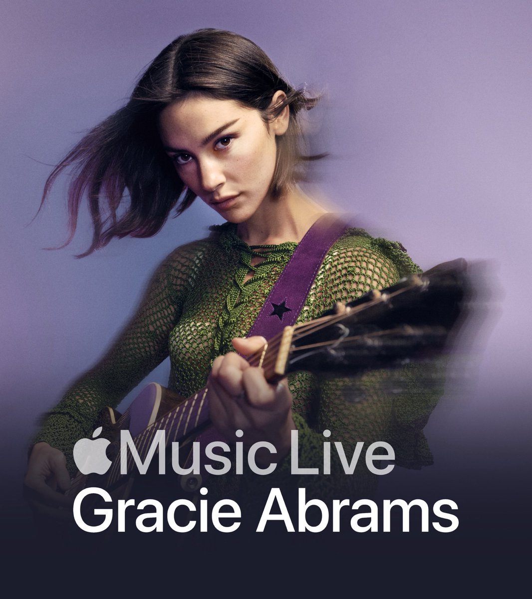 PortalAppleTV's tweet image. Apple Music Live: Gracie Abrams estreia em 30 de outubro no Apple TV.
A apresentação da cantora ficará disponível por tempo limitado na plataforma. #AppleMusicLive