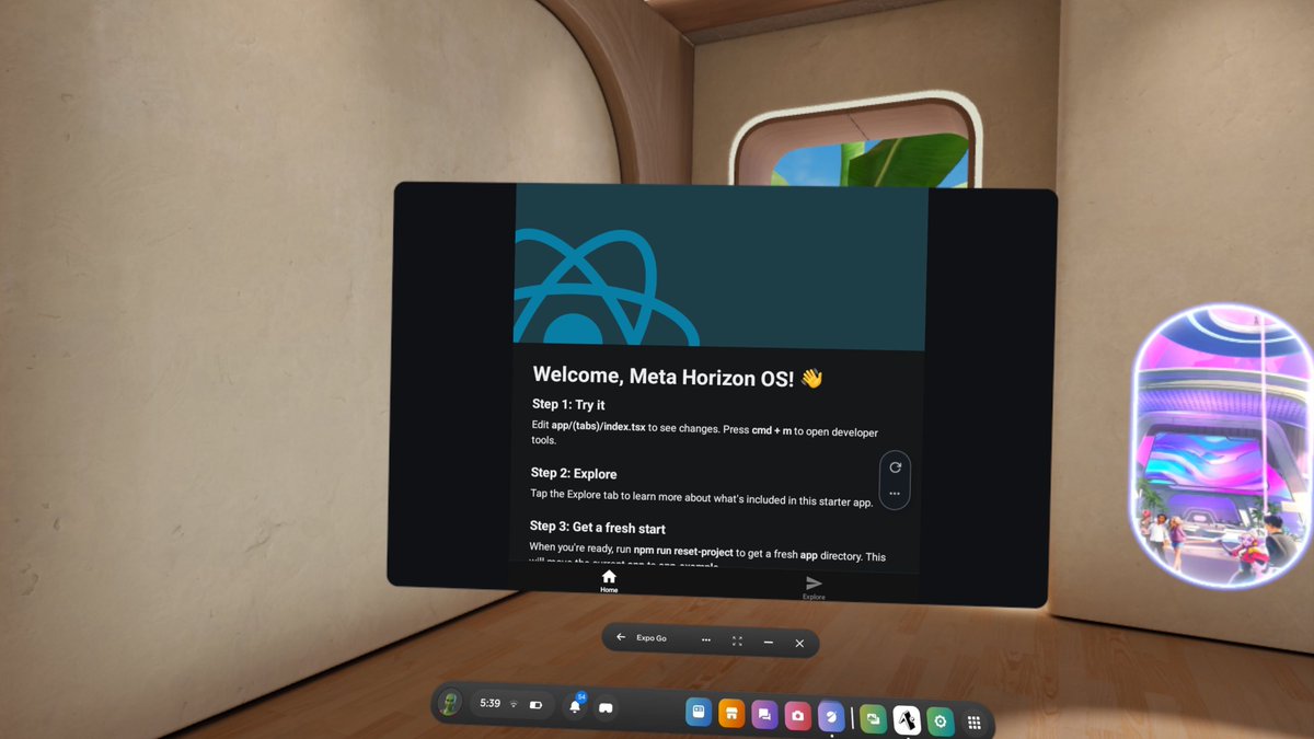 jaworek3211's tweet image. Building apps for @MetaQuestVR does not have to be scary! Our latest article shows how you can easily get started with building React Native apps using @Expo! Get up and running in minutes and configure a full development setup when you’re ready to build more advanced apps!
👇