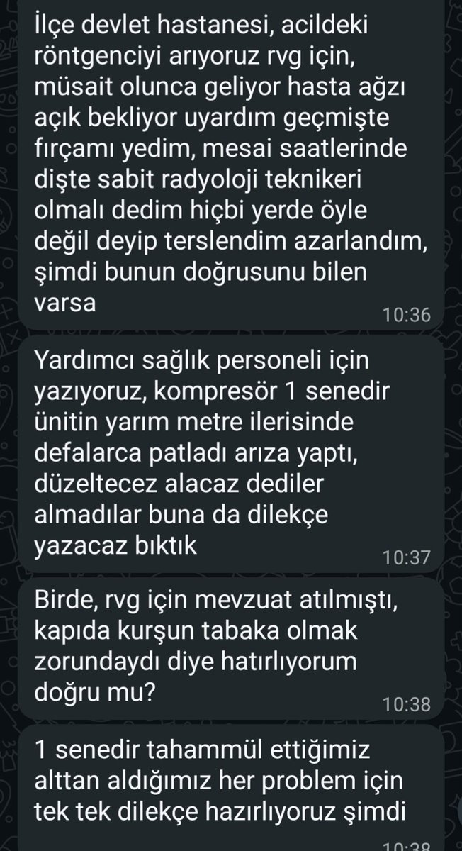 Dişheksen Sendikası olarak, "idareci isimlerini bu defalık ifşa etmeyerek" öncelikli olarak uyarıyoruz.‼️ 

Bazı Devlet Hastanelerinin liyakatsiz tıp kökenli başhekimleri ve haddini bilmeyen yardımcı sağlık personeli kökenli hastane müdürlerinin; 
❌Hekimlik mesleğinin saygınlığı