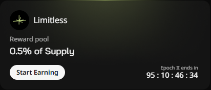 rodrigomcrypto's tweet image. .@trylimitless TGE is live.

2.5M $LMTS for the Top 250 from Epoch 1.

Claim: claim.wallchain.xyz/limitless/epoc…

▫️Epoch II is on  0.5% of supply in rewards.
▫️95 days on the clock.

Start earning now.

Quack loud. Claim proud. 🦆