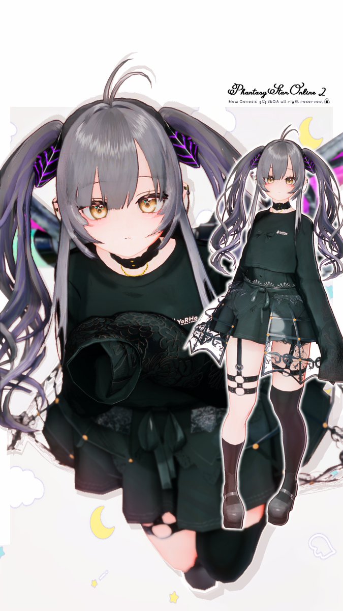まっくろろ🖤
#PSO2NGS_SS #アニマティカフェイス