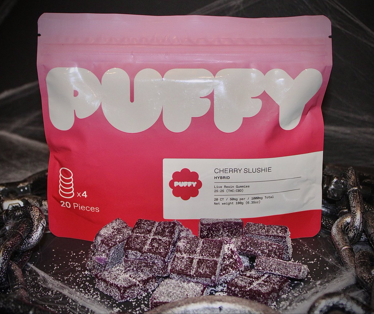 myqwin's tweet image. !!NEW PRODUCT SPOTLIGHT!!

Another addition to our soon to be released line up of edibles none other than CHERRY SLUSHIE!

Packed with a perfect ratio of sweet and tart these are perfect for on the go relief.

Happy hump day!
#myqwin #puffy #cherry #slushie #420life #420community…