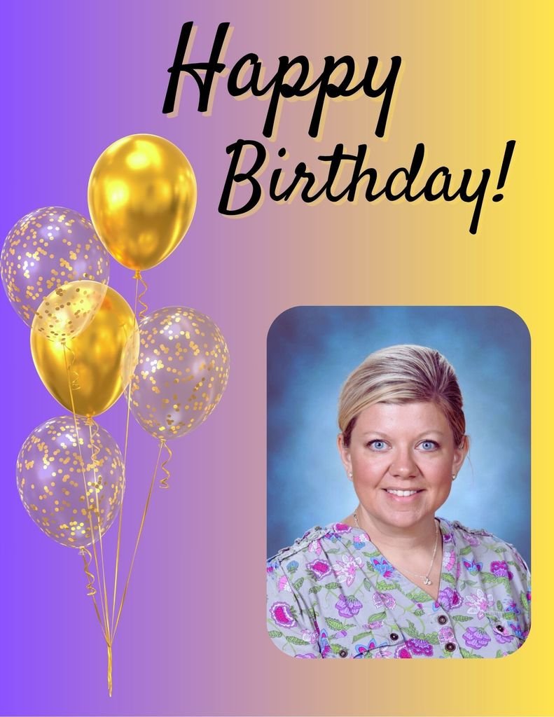 Happy Birthday Mrs. Salmon!! We hope you have a great day!!