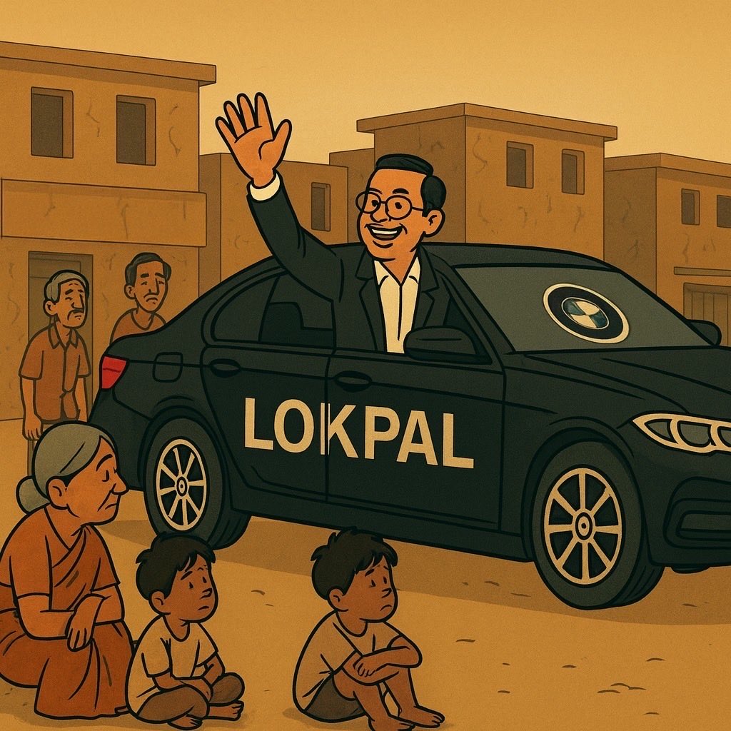 ₹5 crore of public trust, now parked in a BMW.

hindustantimes.com/india-news/lok…