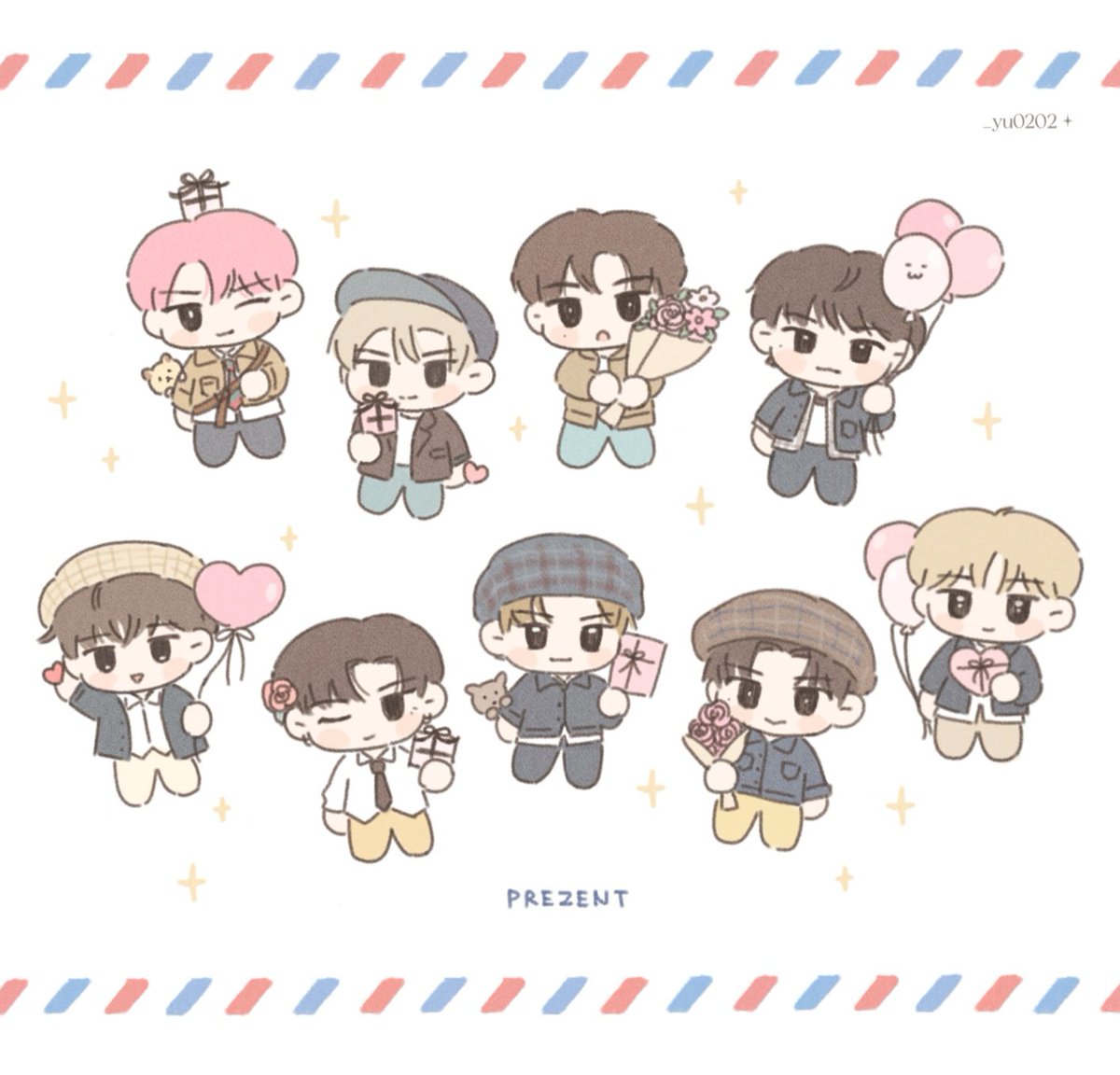 ゼベワンおかえり！💙 (過去絵)
#2025MAMAVOTE #ZEROBASEONE
