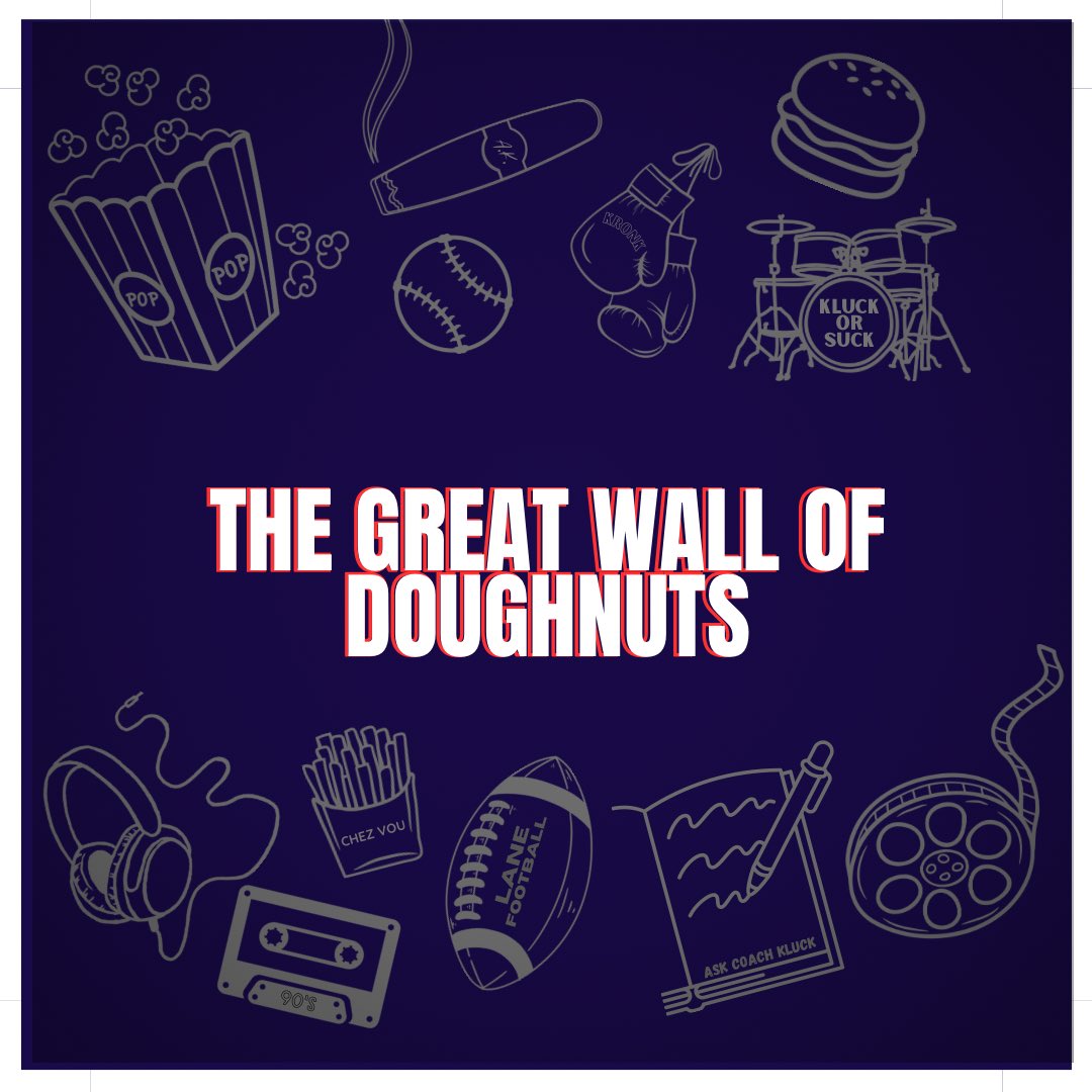 kluckcast's tweet image. Today's topics include:
- Mariners love
- Sports fights
- Ted's doughnut wall