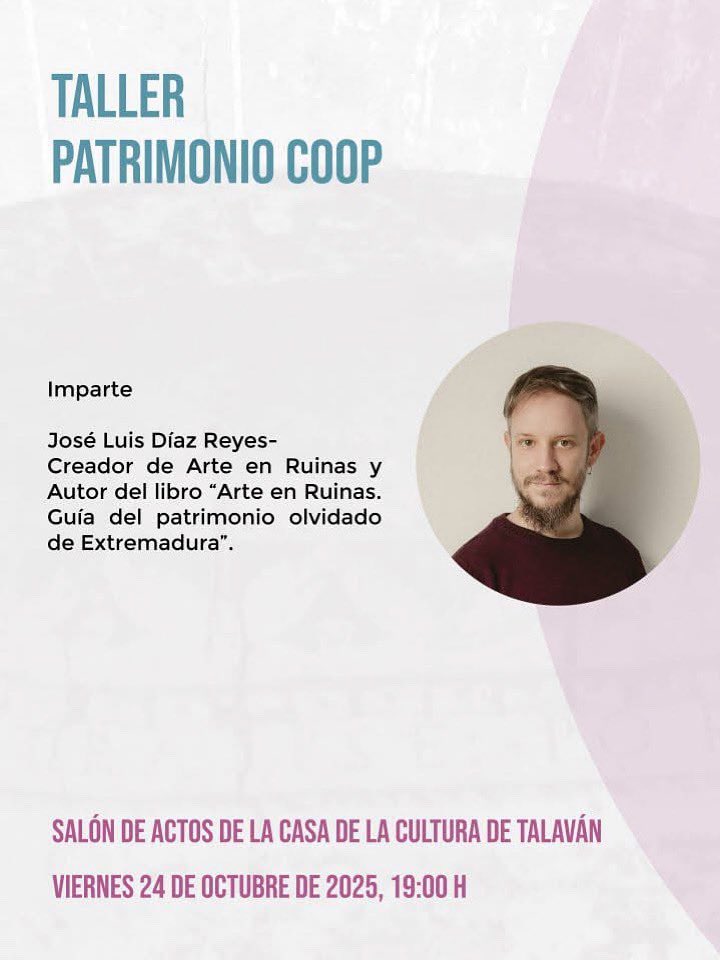 Patrimonio olvidado

El próximo viernes 24 de octubre, viernes, a las 7 de la tarde tendremos el gusto de escuchar a José Luis Díaz  historiador del arte y autor del libro <a href="/ArteEnRuinas/">Arte en Ruinas</a> Guía del patrimonio olvidado de Extremadura".