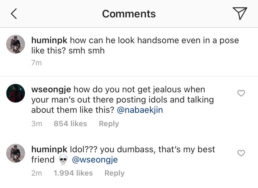 arielmdzs's tweet photo. #seongtak mini au: seongje thinks baekjin’s boyfriend is just fanboying over some idol, but later finds out that the handsome guy in the photo is actually baku’s best friend — and he ends up obsessing over him https://t.co/ZEU0kjde31