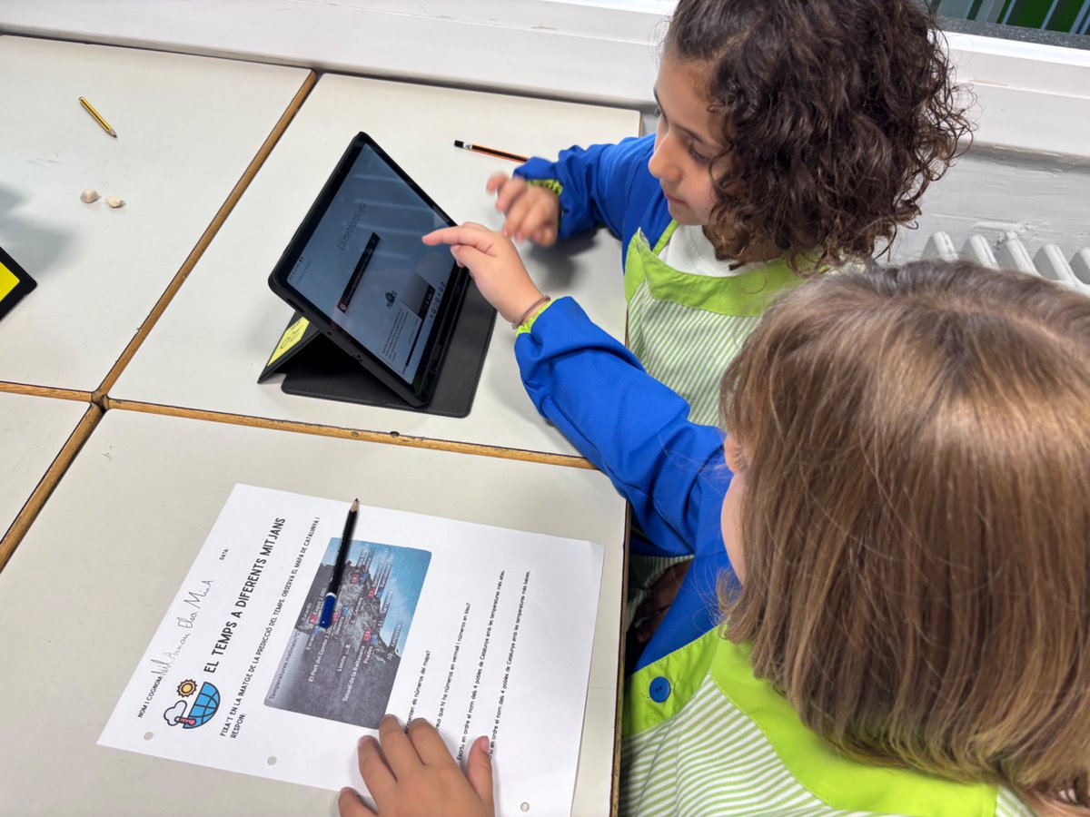 Dani Matallín (@danimdc2) on Twitter photo A projecte, investiguem sobre el temps i els fenòmens meteorològics en grups cooperatius! (1/3) ☀️☁️🌧️⛅️ <a href="/escolamdcprat/">escolamdcprat</a> A projecte, investiguem sobre el temps i els fenòmens meteorològics en grups cooperatius! (1/3) ☀️☁️🌧️⛅️ <a href="/escolamdcprat/">escolamdcprat</a>