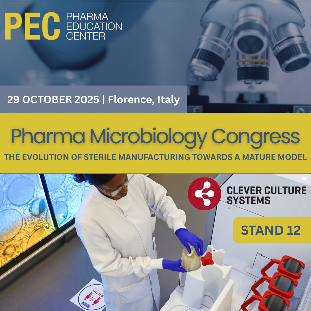 Visit us next week at <a href="/pecpharma/">Pharma Education Center</a> Pharma Microbiology Congress with Bioitalia at STAND 12 where we will be sharing how #APAS Independence streamlines and optimizes the environmental monitoring plate reading workflow with AI-powered automation.  hubs.li/Q03PH57v0
