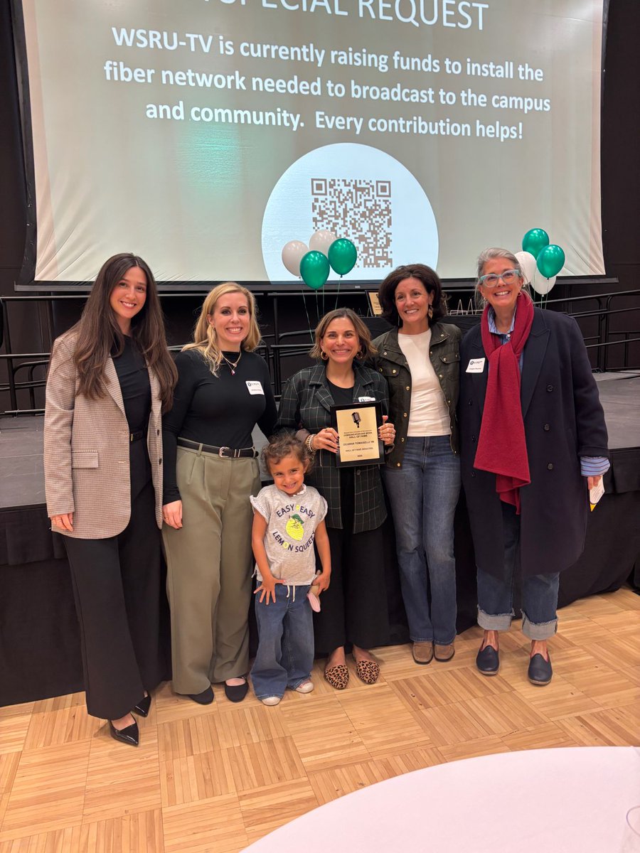 Honoring our VP <a href="/dferrari/">Deanna Tomaselli</a> as she was inducted into the <a href="/slipperyrocku/">Slippery Rock University</a> Communication &amp; Media Hall of Fame!