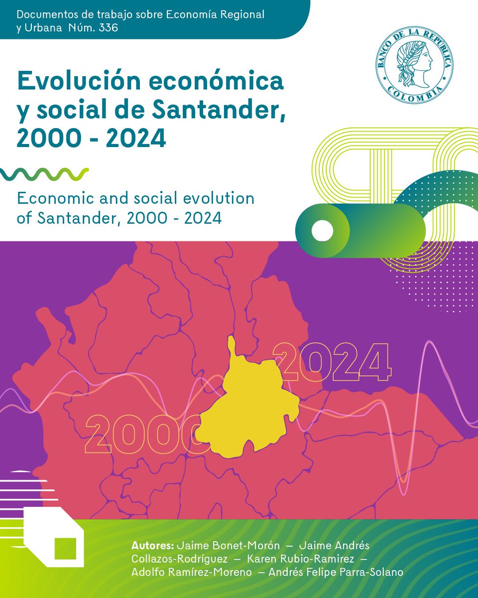 Los invito a leer y comentar este nuevo DTSERU que analiza la evolución de las condiciones económicas y sociales del departamento de #Santander que está disponible en este enlace 👉🏾 doi.org/10.32468/dtser…