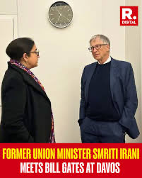 awakenindiamvmt's tweet image. What is this camaraderie can we ask you @smritiirani ? Why has  @BillGates become the “key advisor” on India’s health and agriculture policies? 
Does he run @PMOIndia ? 

news18.com/amp/movies/tel…