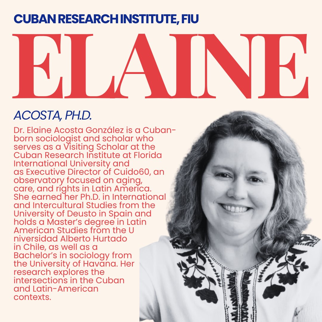 ASCECuba's tweet image. ASCE’s annual conference is happening this Friday and Saturday! In the lead-up to the event, we’re excited to highlight our speakers and featured panelists. Keep an eye out this week for posts showcasing our distinguished lineup. Register at: ascecuba.regfox.com/asce-cuba-annu…