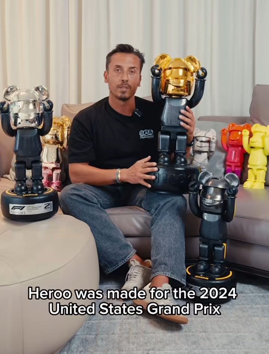 oh charles did end up receiving the original us gp trophy last year! it was personally given to him by the creator and he wrote a message to him saying "thank you for this beautiful trophy"

he has 2 trophies for austin then 😁😁