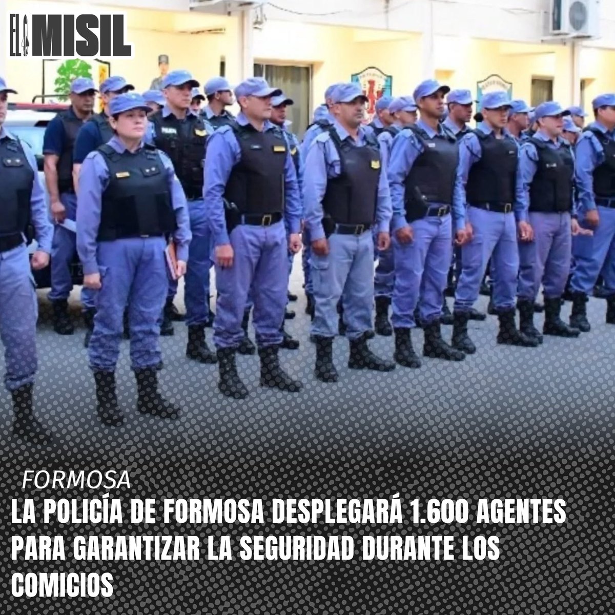 elmisilpy's tweet photo. 🗳️ La Policía de Formosa desplegará 1.600 agentes para garantizar la seguridad en las elecciones del domingo, con apoyo de fuerzas federales. #Elecciones2025 https://t.co/QAFc3jp6vg