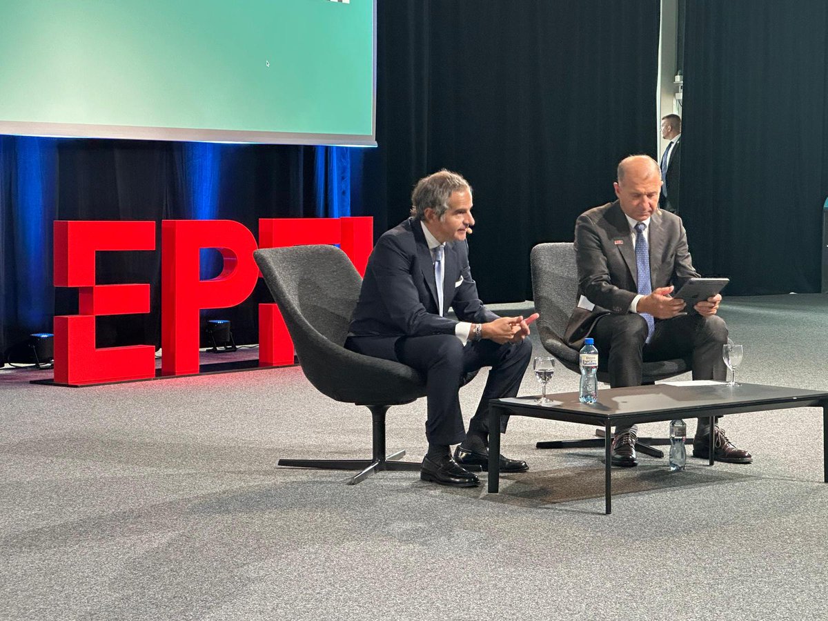 Rafael Mariano Grossi (@rafaelmgrossi) on Twitter photo Deeply honoured to receive an honorary doctorate from <a href="/EPFL_en/">EPFL</a> in Lausanne 🇨🇭.
In my lecture, I spoke about active nuclear diplomacy: how science and diplomacy can reinforce each other, and how dialogue, trust and cooperation can make the world safer while extending the benefits Deeply honoured to receive an honorary doctorate from <a href="/EPFL_en/">EPFL</a> in Lausanne 🇨🇭.
In my lecture, I spoke about active nuclear diplomacy: how science and diplomacy can reinforce each other, and how dialogue, trust and cooperation can make the world safer while extending the benefits