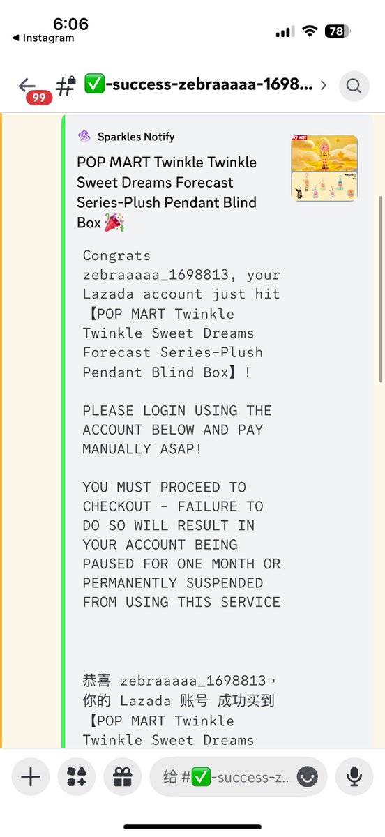 Success by Sparkles member