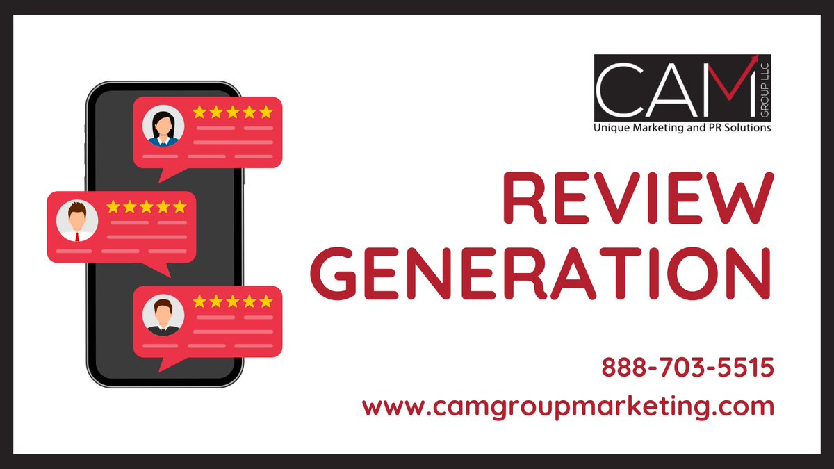 CAM_Group_LLC's tweet image. Your online reviews can make or break a sale before you even connect with a customer. 🌟

CAM Group helps businesses boost 5⭐ reviews, build trust, and grow!

📞 888-703-5515
🔗 camgroupmarketing.com/accenturate
#OnlineReviews #ReputationMatters #CAMGroupLLC