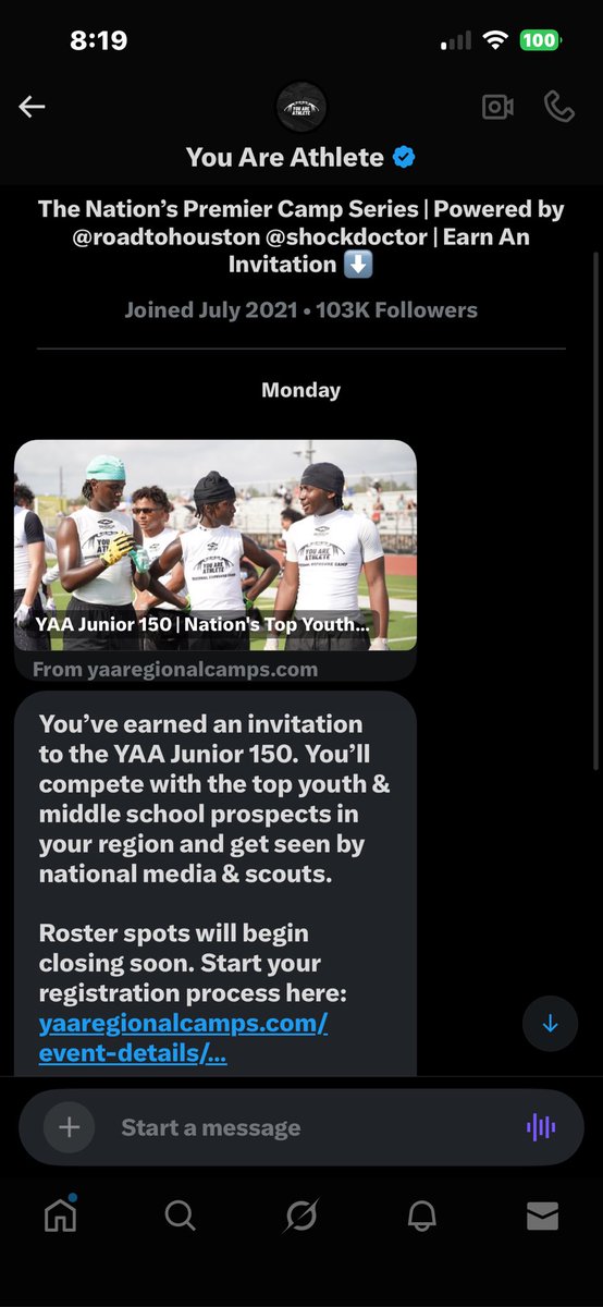 Thank yall for this chance, i’ll definitely be there. <a href="/youareathlete/">You Are Athlete</a>