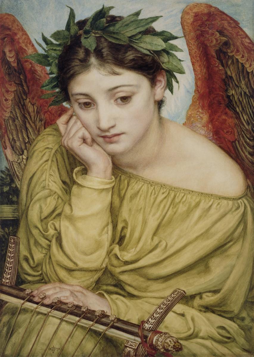 エドワード・ジョン・ポインター
（Edward John Poynter、1836-1919）
『詩の女神エラトー』
（Erato, Muse of Poetry）