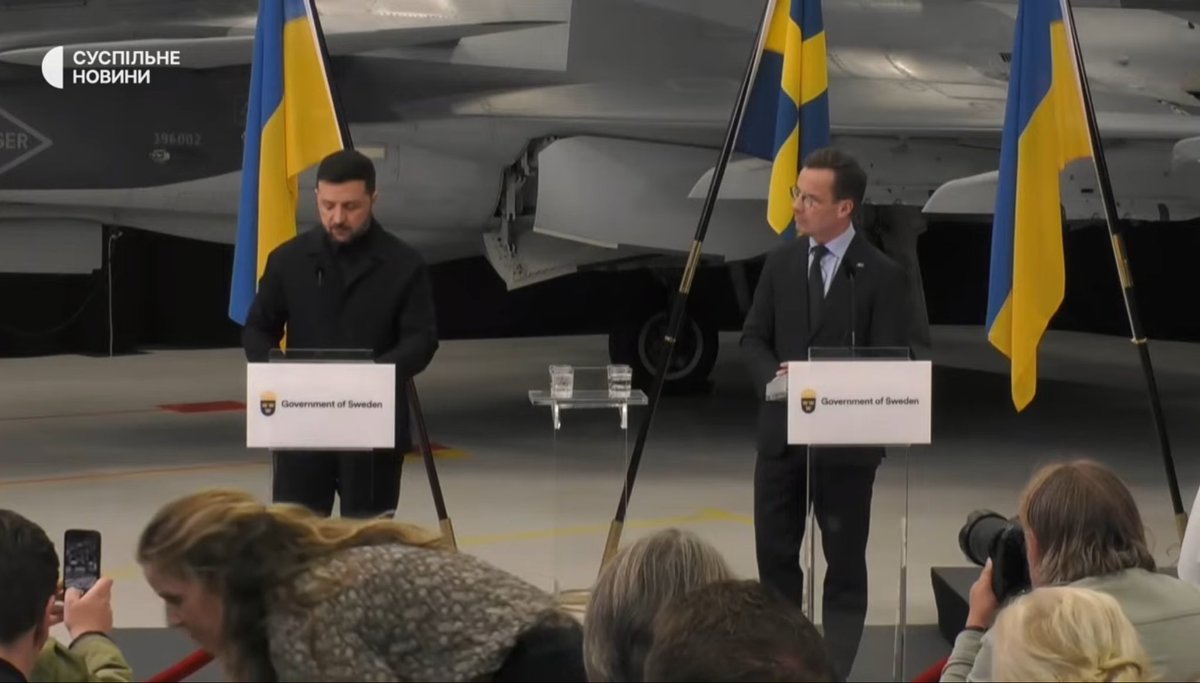 The Ukrainian and Swedish teams must do everything to ensure that next year becomes the time for the start of the use of Gripen fighters, — Zelensky.