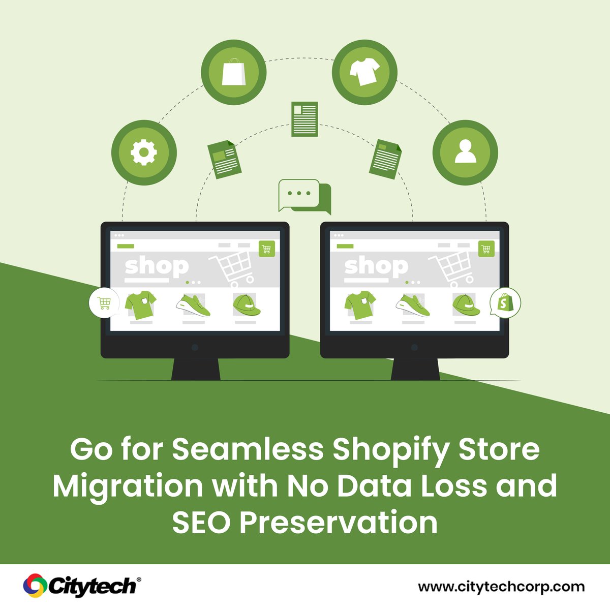 citytechsoft's tweet image. Migrating your #ecommercestore can be risky but @citytechsoft ensures zero compromise. Our #ShopifyMigration service securely transfers products, orders, reviews, and metadata from platforms such as #Magento, #woocommerce, #Prestashop, or #nopCommerce. citytechcorp.com/contact-us/